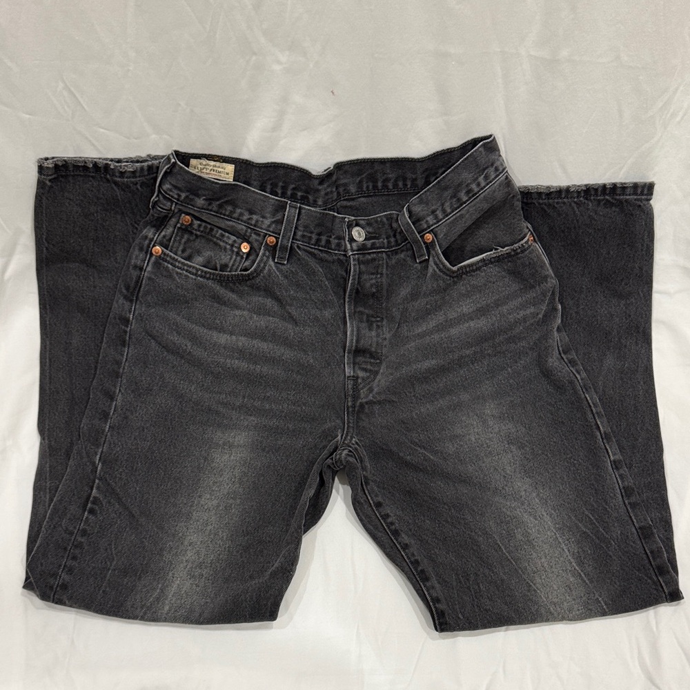Levi's 501 Dark Gray Relaxed Jeans Size29/30